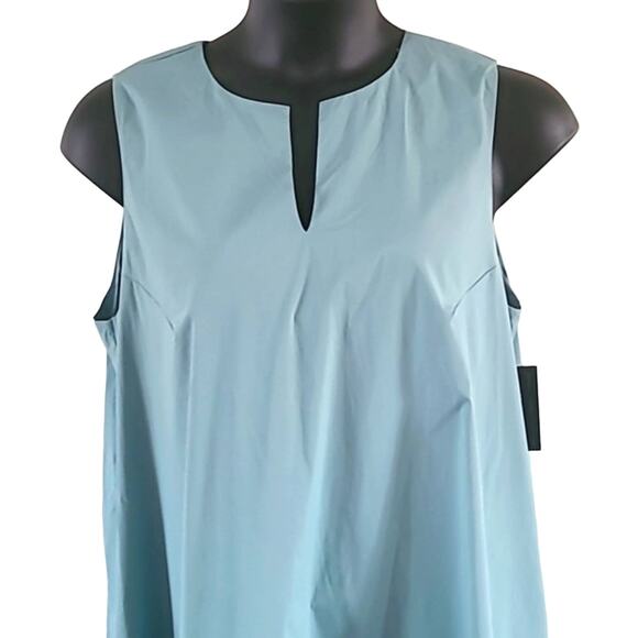 Alfani Women’s Sleeveless Split Neck Midi Dress with Pockets - Size Large - Picture 6 of 10